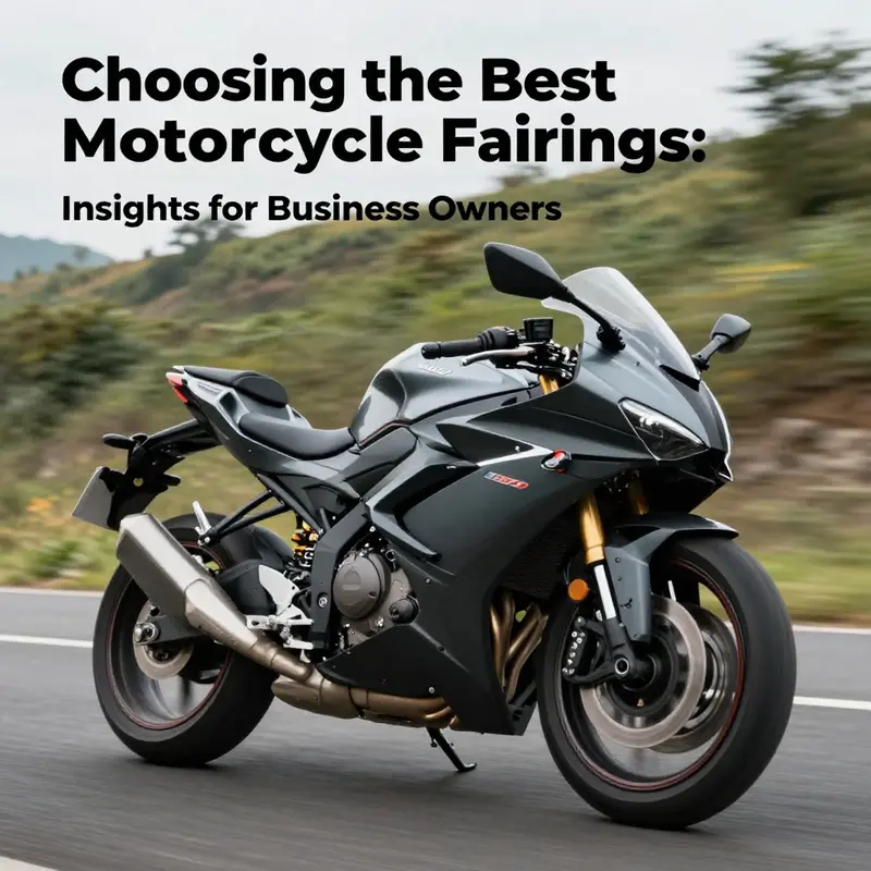High-quality motorcycle fairings highlighting durability and material integrity.