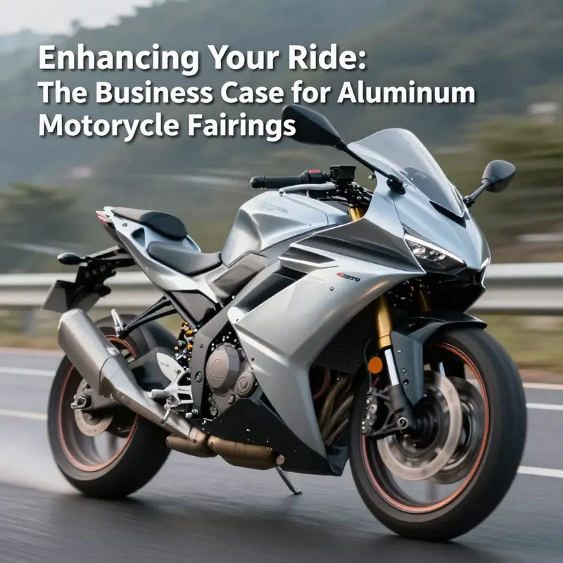 An aluminum motorcycle fairing designed for peak racing performance.