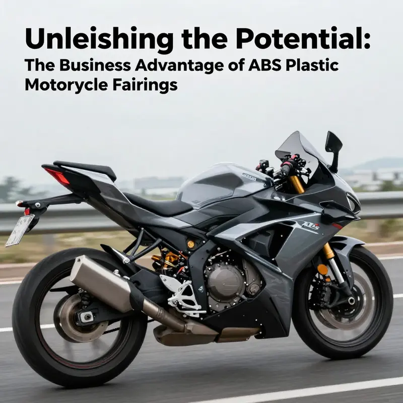 A motorcycle equipped with aerodynamic ABS plastic fairings, highlighting reduced air resistance during high-speed rides.
