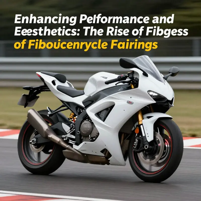 An assortment of customizable fiberglass motorcycle fairings illustrating modular design variations.