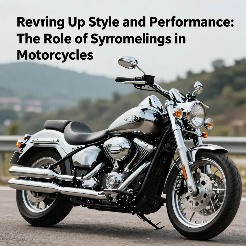 A motorcycle adorned with gleaming chrome fairings, embodying elegance and style.