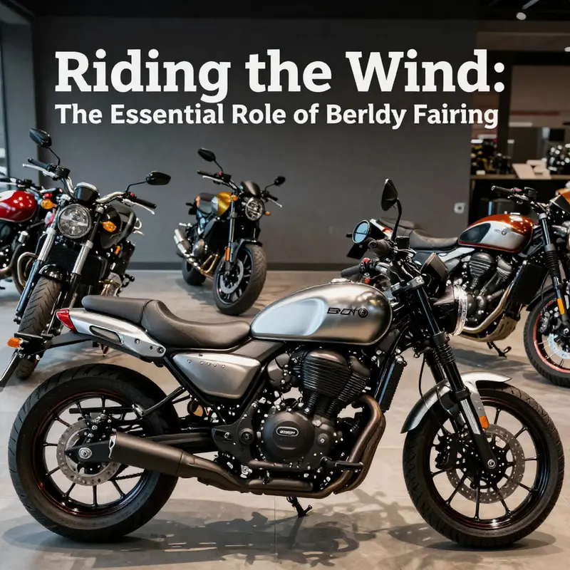 Sleek motorcycle design demonstrating the aerodynamic efficiency provided by a belly fairing.