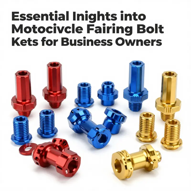 Examine the superior materials used in fairing bolt kits for durability.