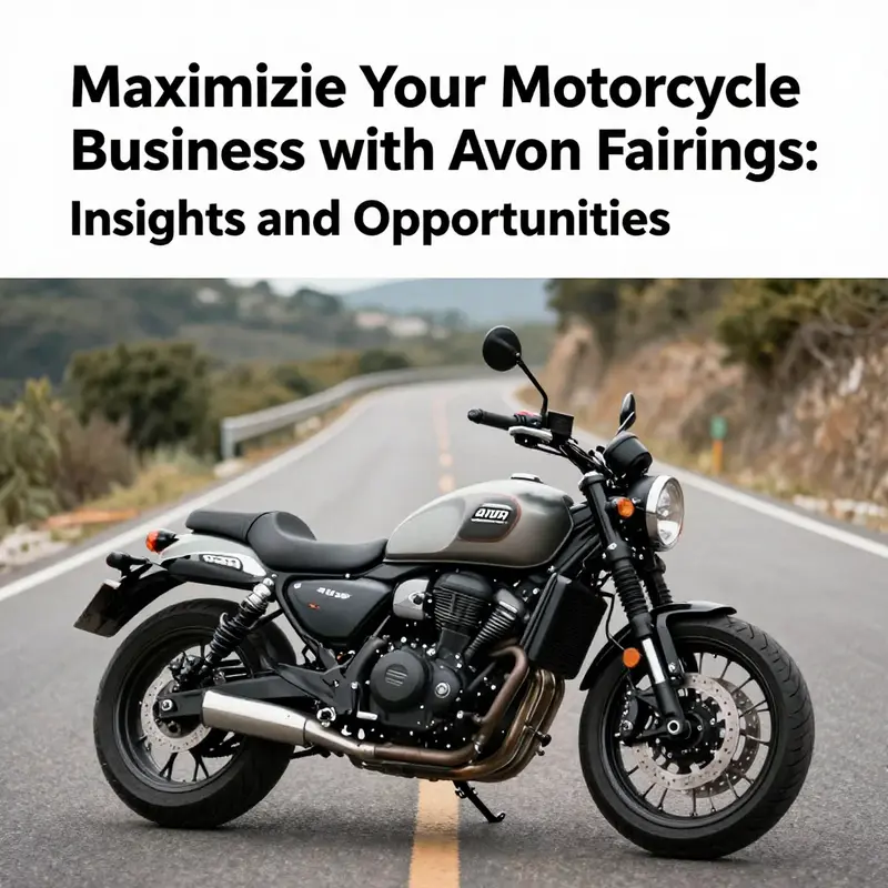 A motorcycle with sleek Avon Fairings cruising along a scenic winding road, embodying speed and style.