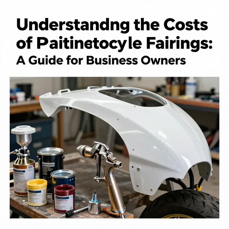 The painting process of motorcycle fairings highlights the various costs involved.