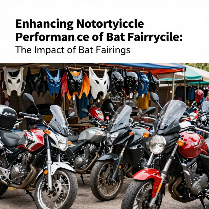 The aerodynamic design of a batwing fairing enhances motorcycle performance and rider comfort.