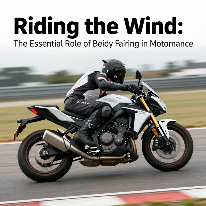 Sleek motorcycle design demonstrating the aerodynamic efficiency provided by a belly fairing.