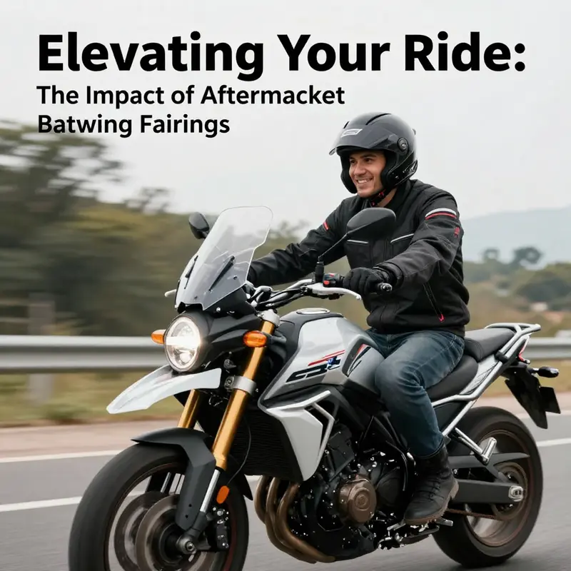 A diverse collection of aftermarket batwing fairings highlighting customization options for motorcycle enthusiasts.