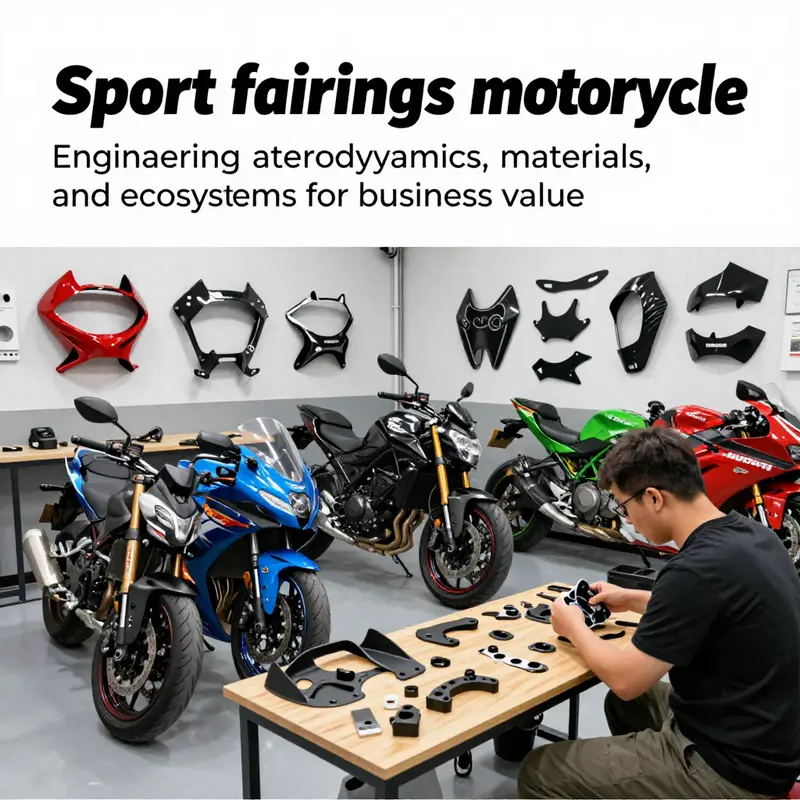 Race-ready sport fairings engineered for aerodynamics, top speed, and rider comfort.