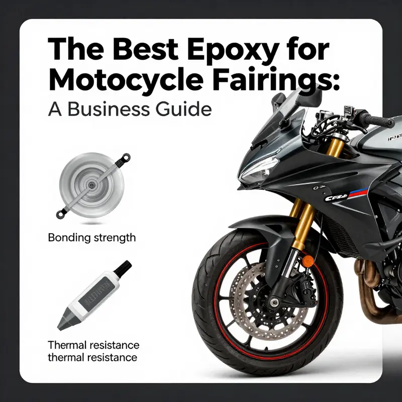 A variety of epoxy resin products suitable for motorcycle fairings on display.