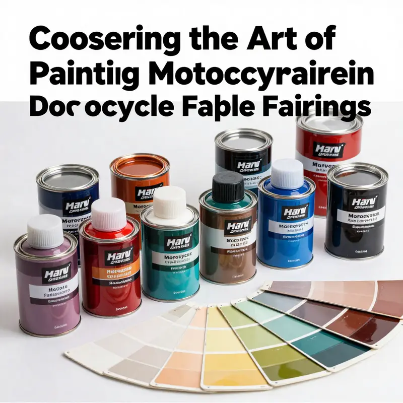 Essential tools and steps for preparing motorcycle fairings for painting.