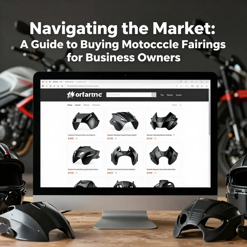 Exploring different online platforms for purchasing motorcycle fairings.