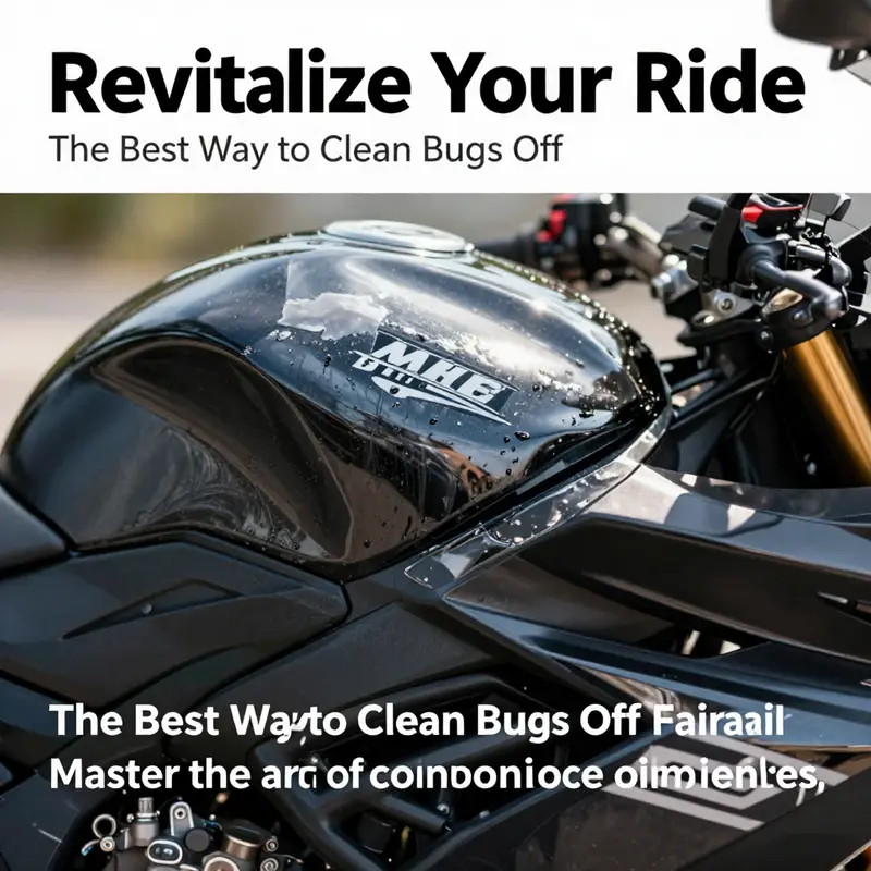 Detailed motorcycle fairing clean and polished, reflecting pride in motorcycle care.