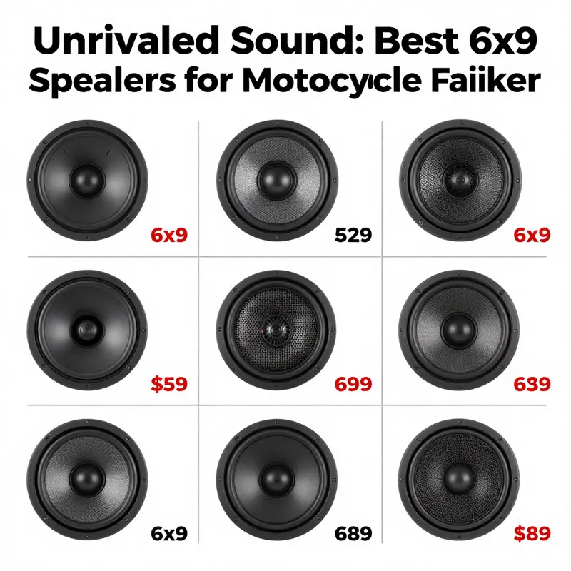 Harley-Davidson Audio Stage III Kit showcasing superior 6×9 speakers within a motorcycle fairing.