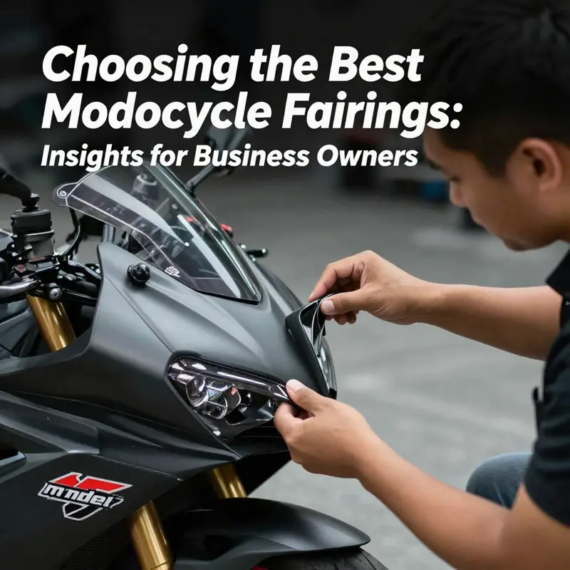 High-quality motorcycle fairings highlighting durability and material integrity.