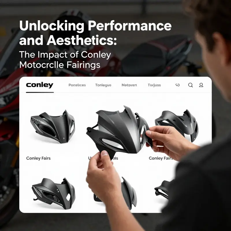 A snapshot of Conley motorcycle fairings emphasizing variety and market presence.