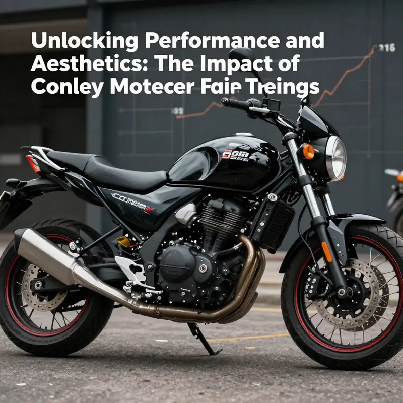 A snapshot of Conley motorcycle fairings emphasizing variety and market presence.