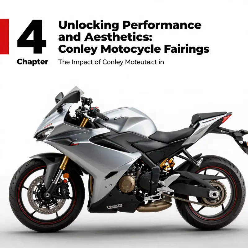 A snapshot of Conley motorcycle fairings emphasizing variety and market presence.