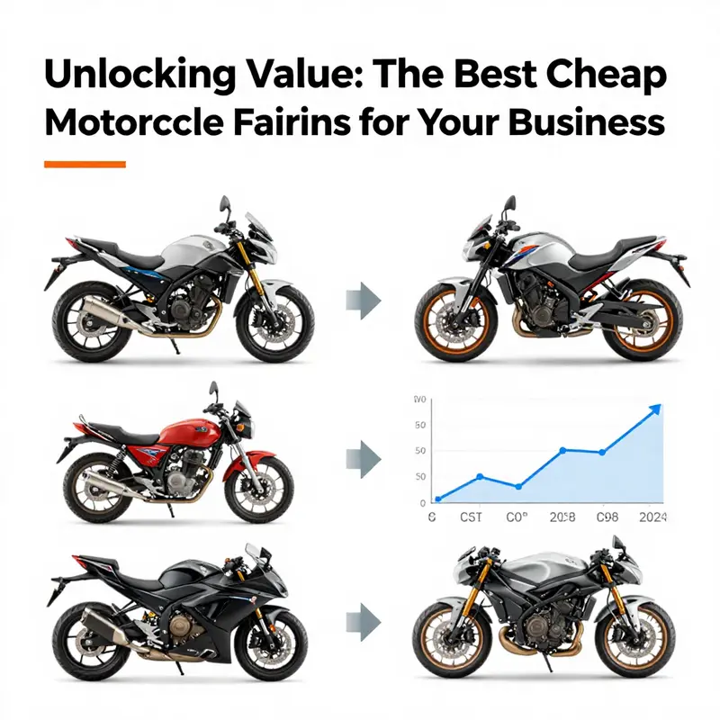 A comprehensive overview of diverse motorcycle fairings showcasing styles suitable for different models.