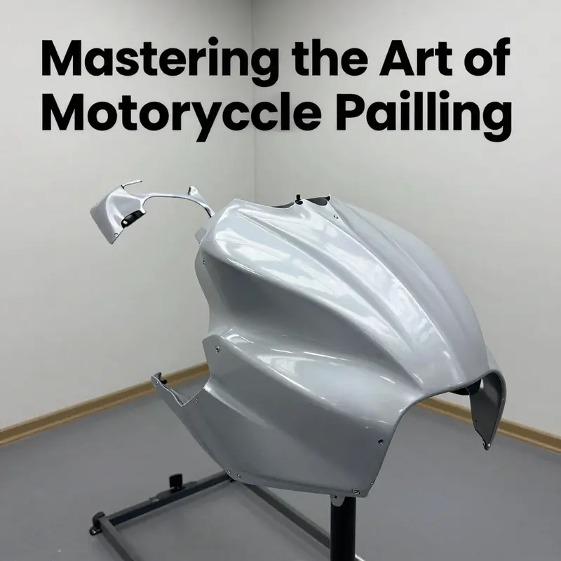Thorough cleaning and sanding are crucial elements in preparing motorcycle fairings for painting.