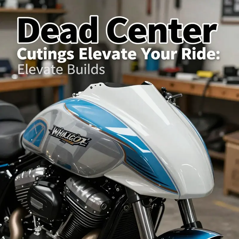 An infographic illustrating the different types of Dead Center motorcycle fairings and their characteristics.