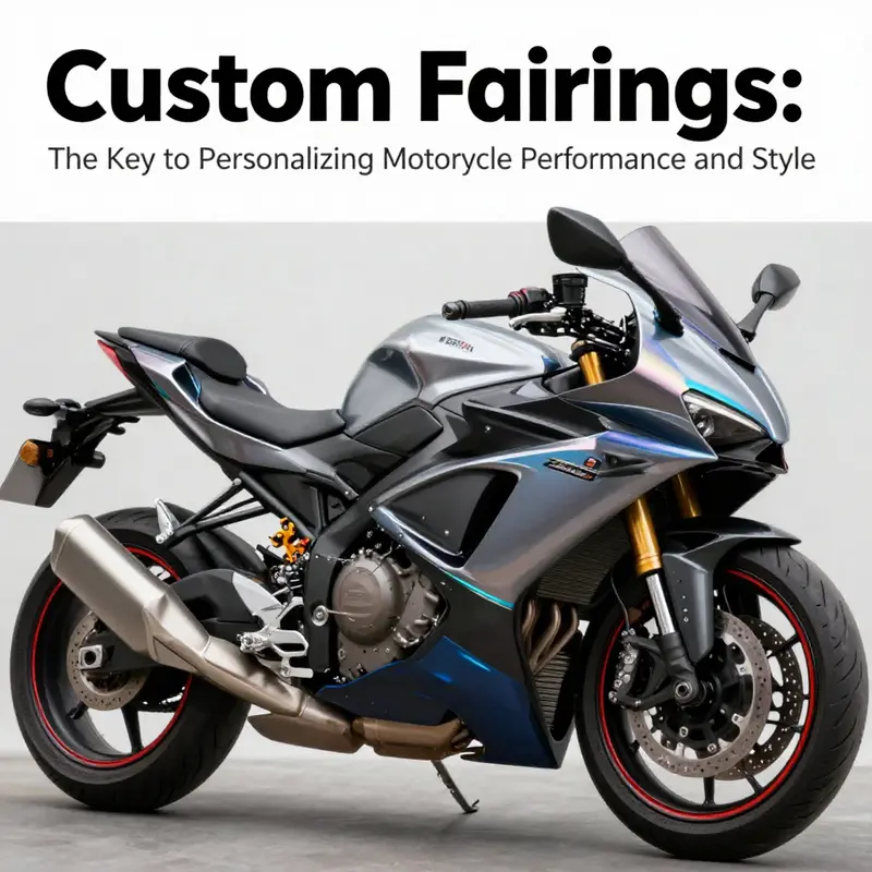 Custom fairings that enhance both the performance and aesthetics of a motorcycle.