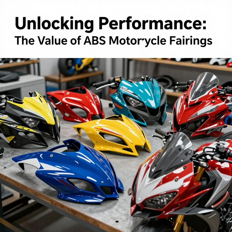Robust ABS fairings exemplifying durability and performance on a sport bike.
