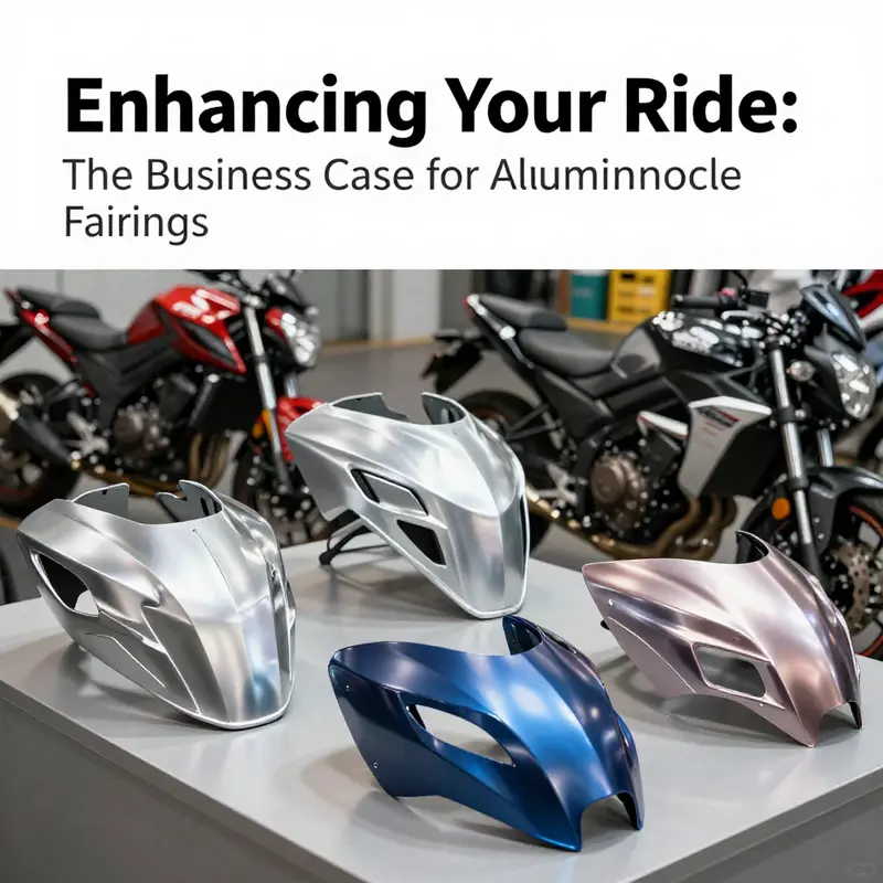 An aluminum motorcycle fairing designed for peak racing performance.