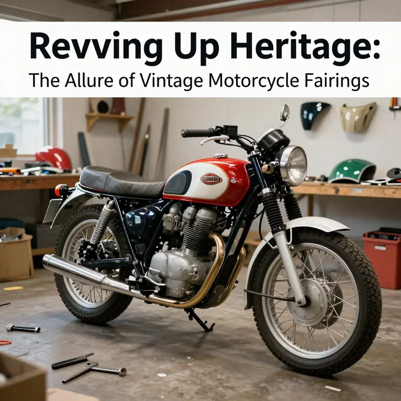 Enhanced aerodynamics through classic batwing fairing design.