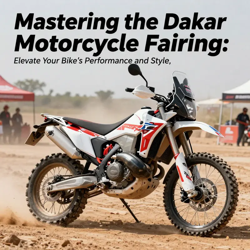 A BMW F650GS Dakar showcasing its sleek fairing designed for enhanced aerodynamics.