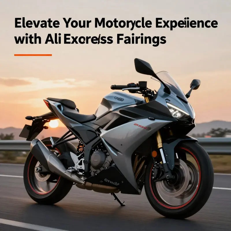 A diverse selection of motorcycle fairings available on AliExpress, highlighting the blend of styles and functionalities.
