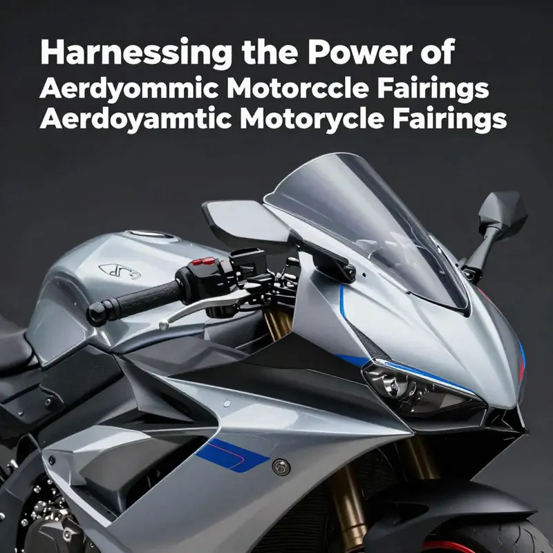 A sport motorcycle with cutting-edge aerodynamic fairing designed for optimal performance.