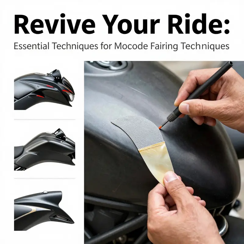 Overview of various motorcycle fairing crack repair methods.