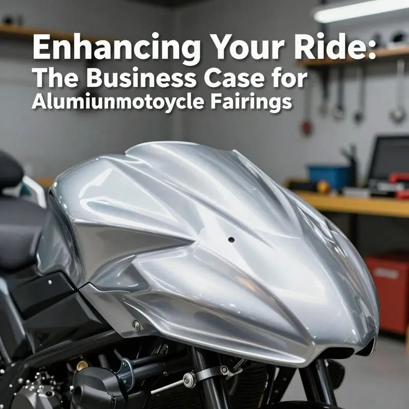 An aluminum motorcycle fairing designed for peak racing performance.