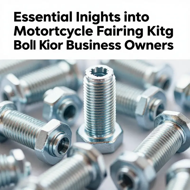 Examine the superior materials used in fairing bolt kits for durability.