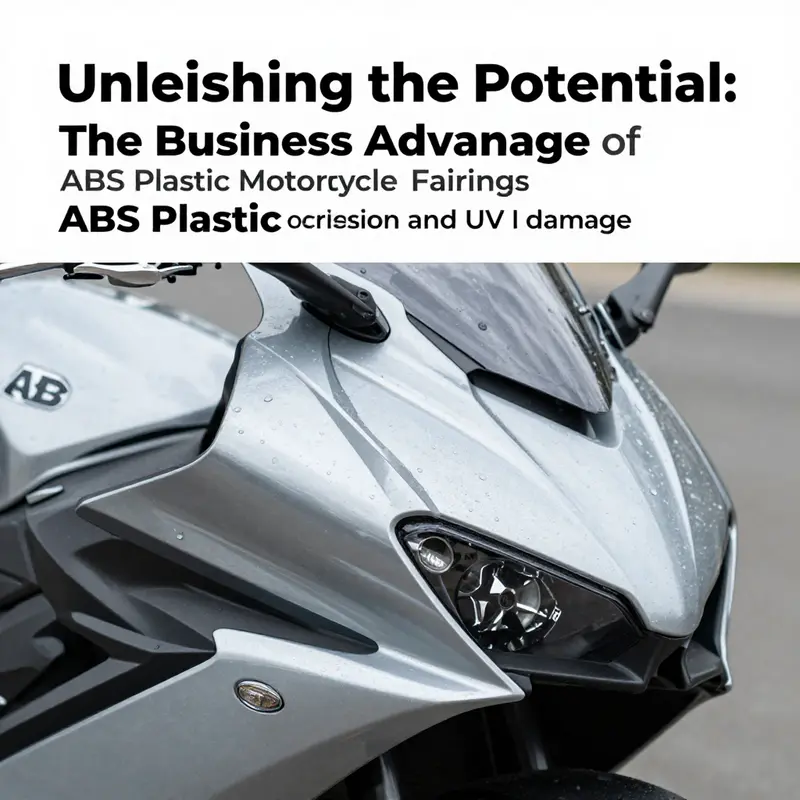 A motorcycle equipped with aerodynamic ABS plastic fairings, highlighting reduced air resistance during high-speed rides.