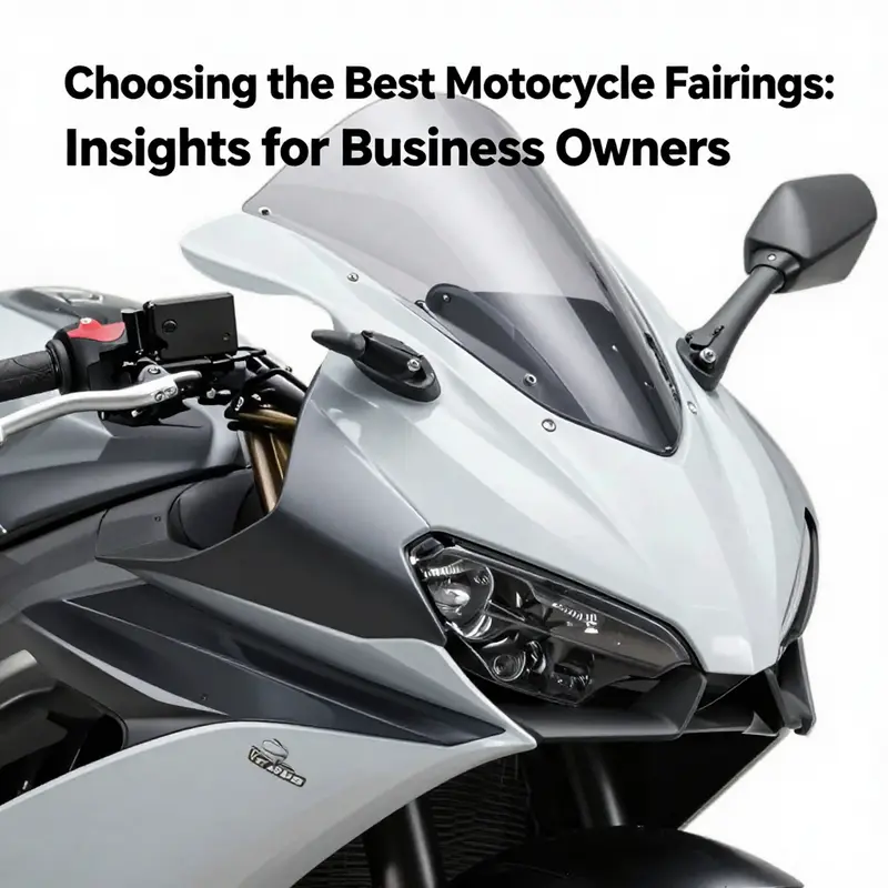 High-quality motorcycle fairings highlighting durability and material integrity.