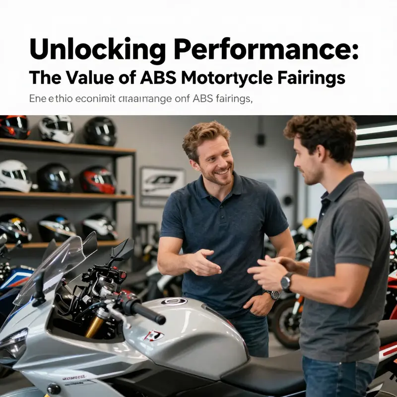 Robust ABS fairings exemplifying durability and performance on a sport bike.
