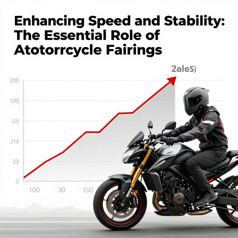 Sleek design of an aero motorcycle fairing enhancing speed and performance.