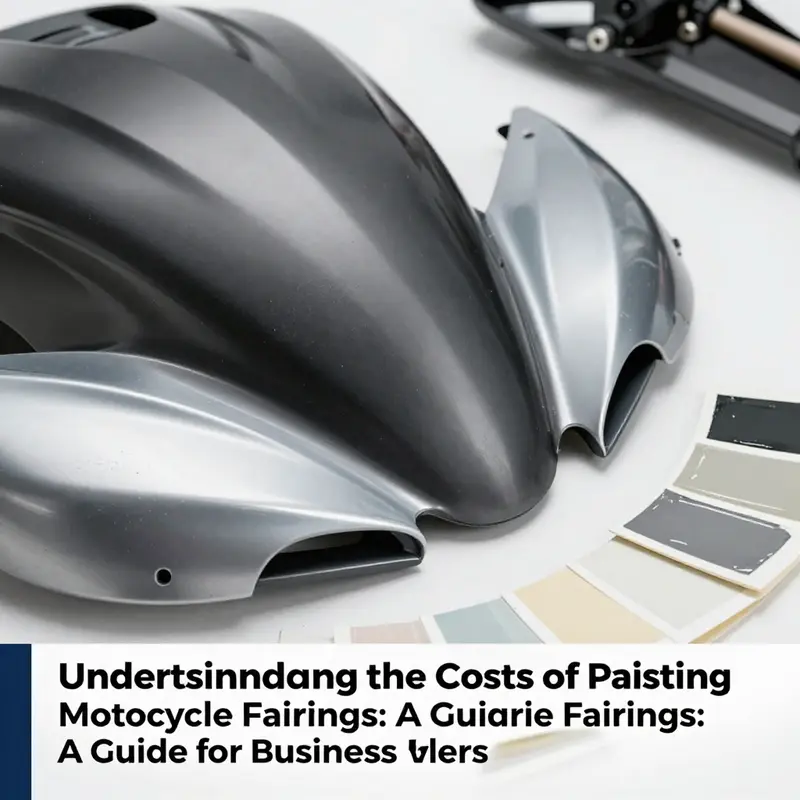 The painting process of motorcycle fairings highlights the various costs involved.