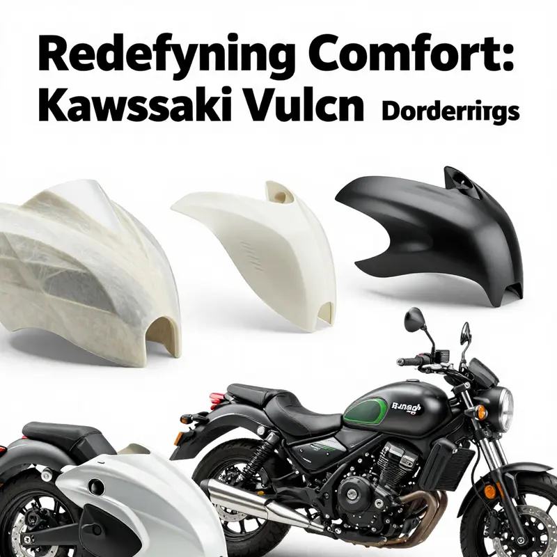 An overview of the Kawasaki Vulcan motorcycle with stylish fairings that enhance its performance.