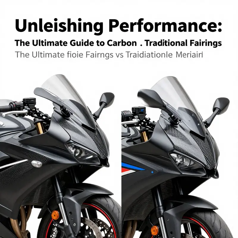 A motorcycle showcasing the aerodynamic benefits of carbon fiber fairings on a racetrack.