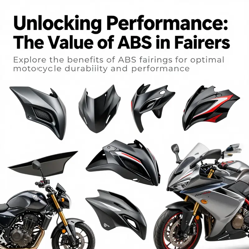Collection of ABS motorcycle fairings demonstrating various styles and characteristics.