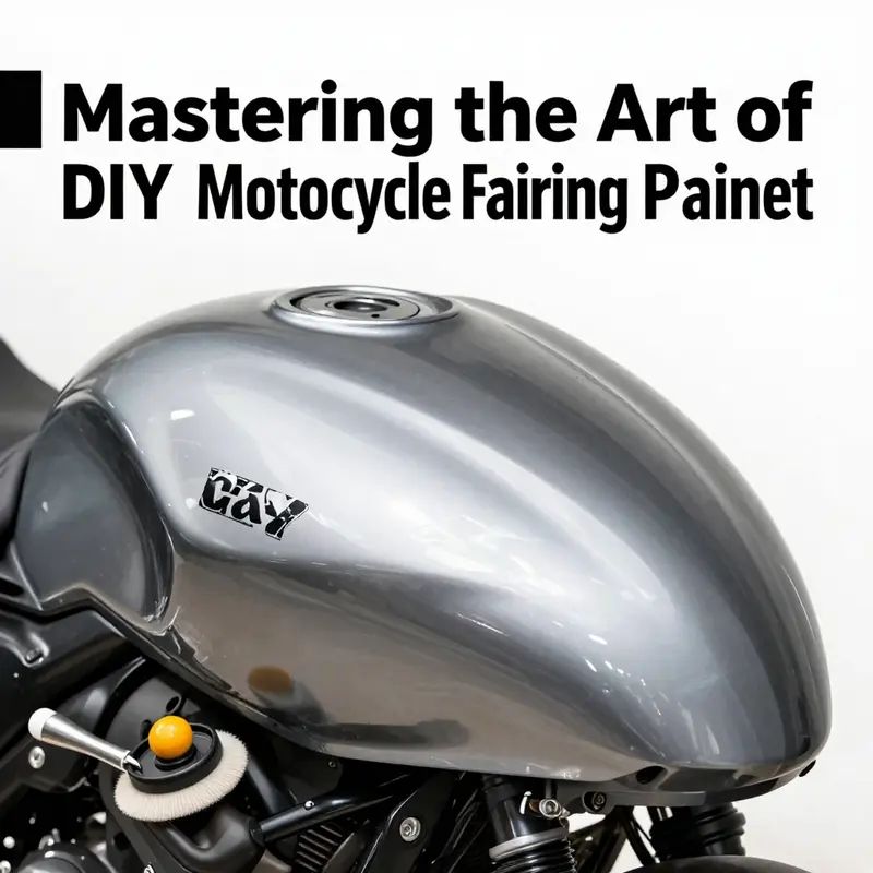 Preparation is key for achieving a durable paint job on motorcycle fairings.