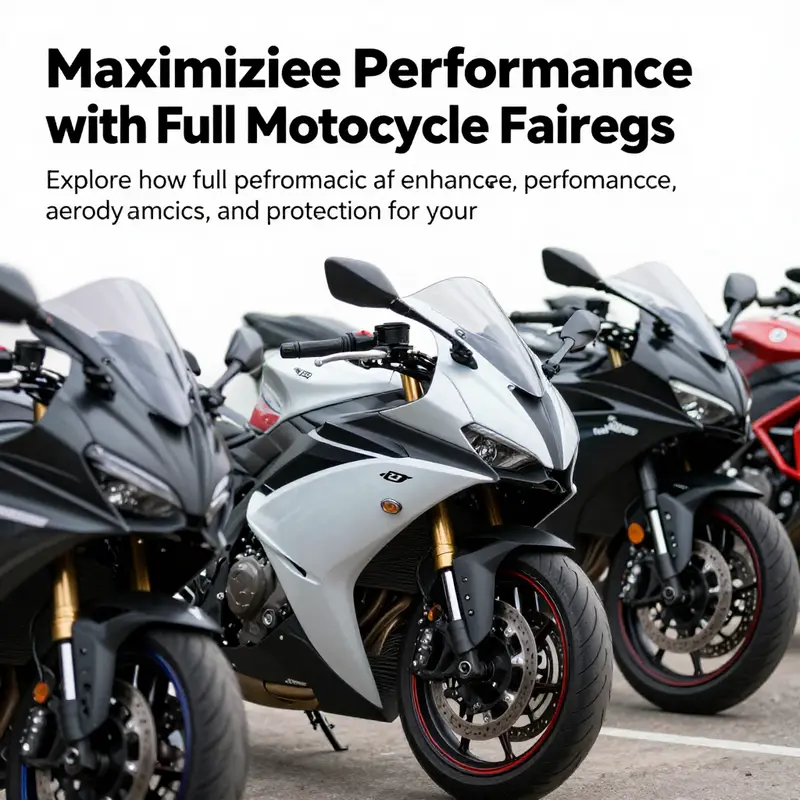 Various motorcycles with full fairings, illustrating design and performance versatility.
