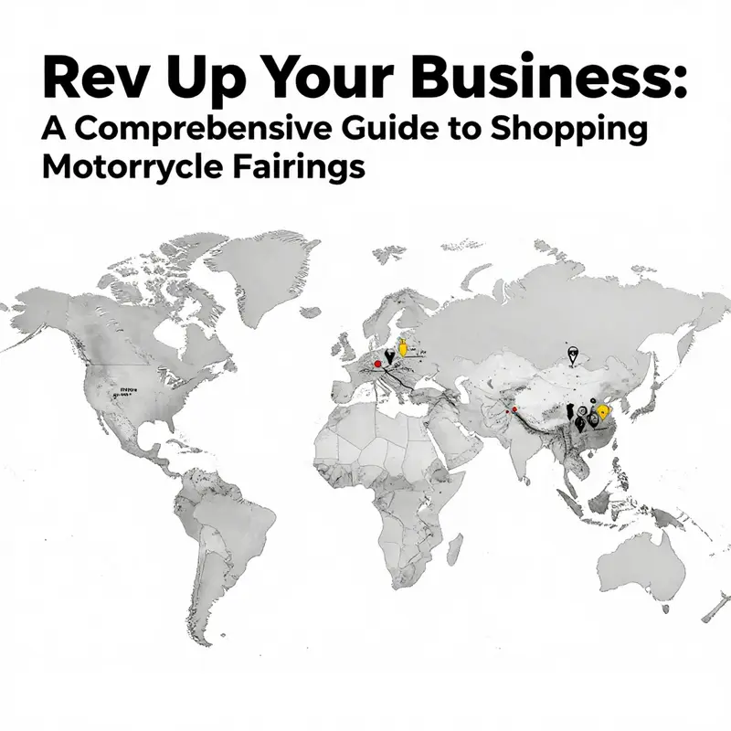 A variety of motorcycle fairings illustrating distinct styles and their purposes.