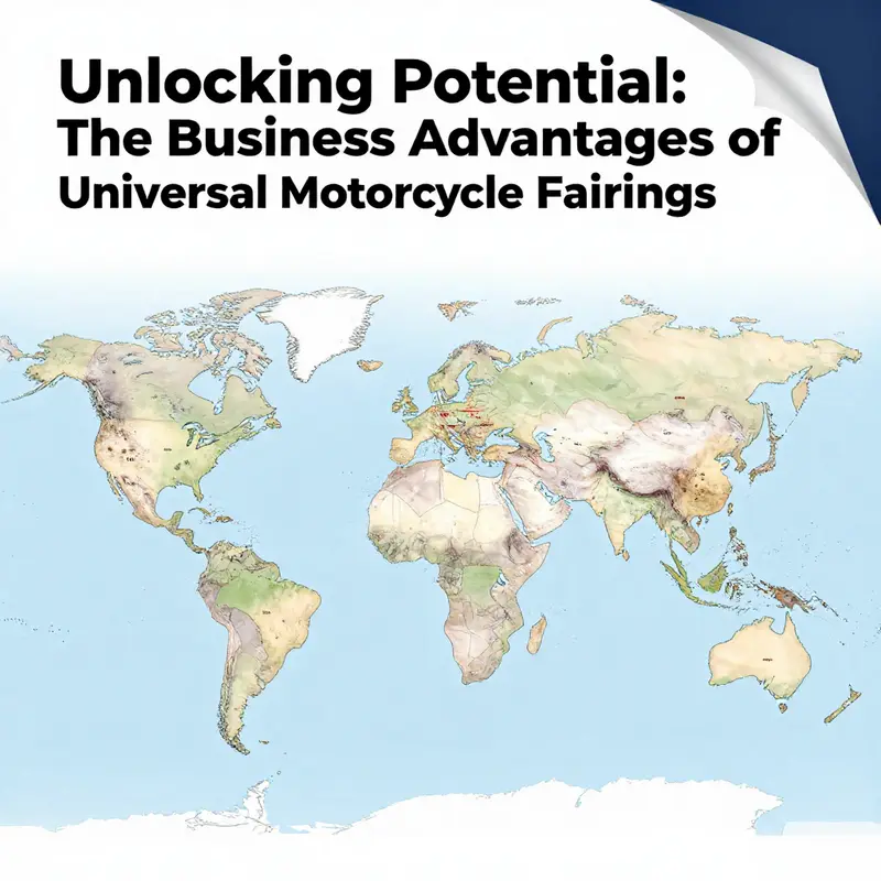 Universal fairings enhance the adaptability of various motorcycle models.