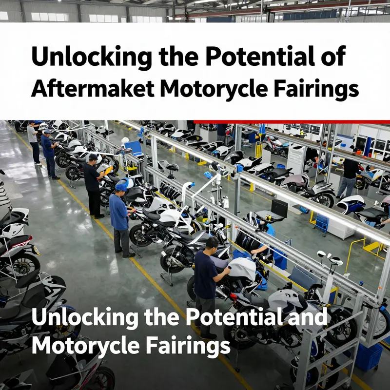 Different materials for aftermarket motorcycle fairings, highlighting aspects of durability and aesthetics.