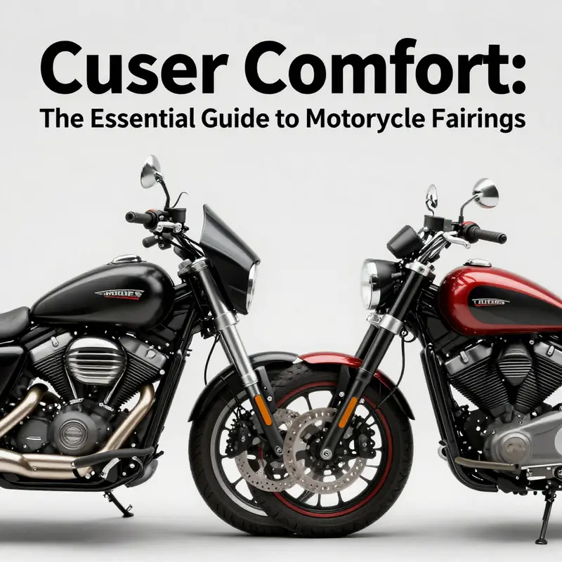 Cruiser motorcycle with fairings, showcasing enhanced comfort on the open road.