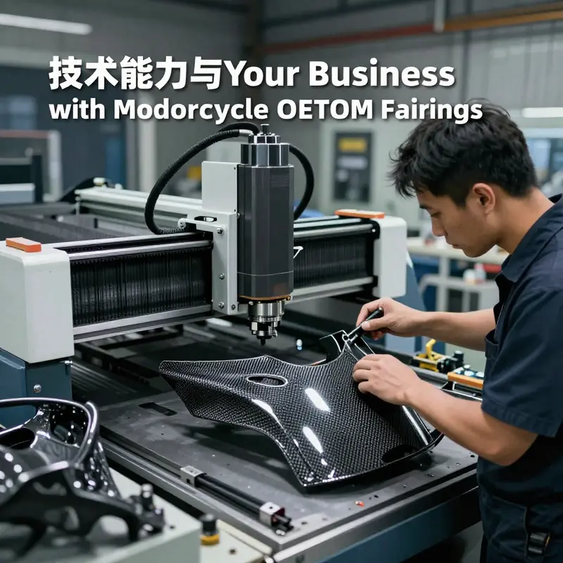 A thriving OEM motorcycle fairings manufacturing cluster in Guangdong, illustrating the synergy of advanced manufacturing and logistics.